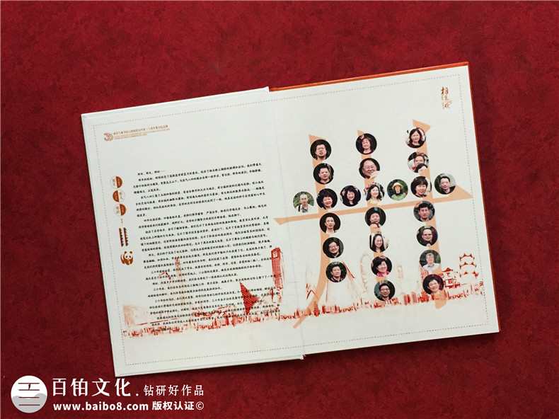 同學(xué)30周年聚會相冊制作-南京同學(xué)會紀念冊定制