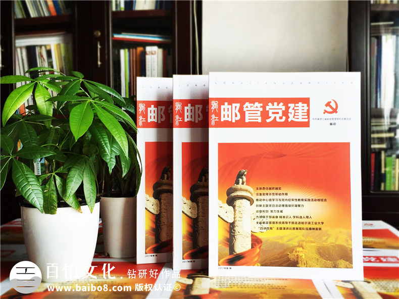 黑龍江郵管局黨建活動(dòng)期刊設(shè)計(jì)-黨建紀(jì)念冊(cè)制作