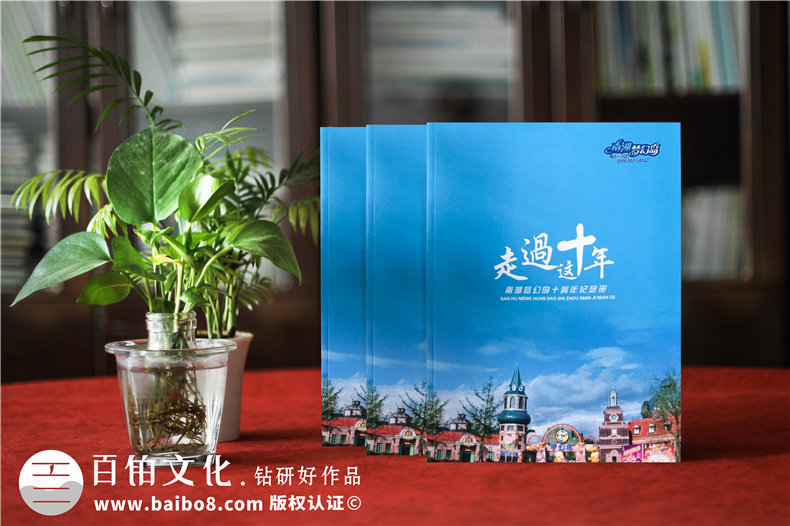 企業(yè)成立十周年文化畫冊設(shè)計(jì)-園區(qū)10年成長紀(jì)念相冊式宣傳冊策劃