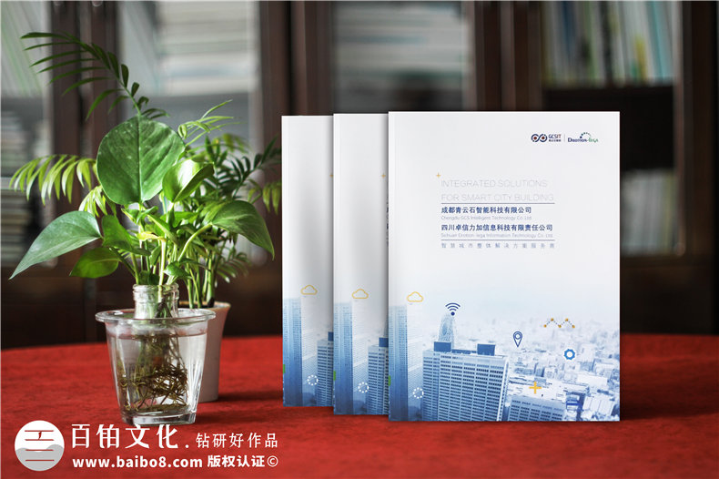 智能科技信息技術公司畫冊設計-智慧城市產(chǎn)品宣傳冊彩頁