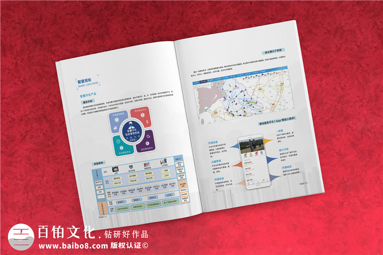 智能科技信息技術公司畫冊設計-智慧城市產(chǎn)品宣傳冊彩頁