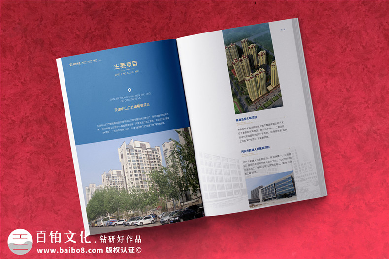 建筑畫冊設計-建設工程項目管理公司宣傳冊