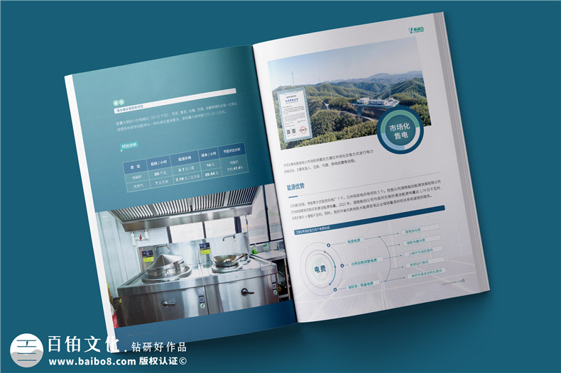 新能源行業(yè)宣傳冊設(shè)計-電力工程承包公司簡介畫冊制作