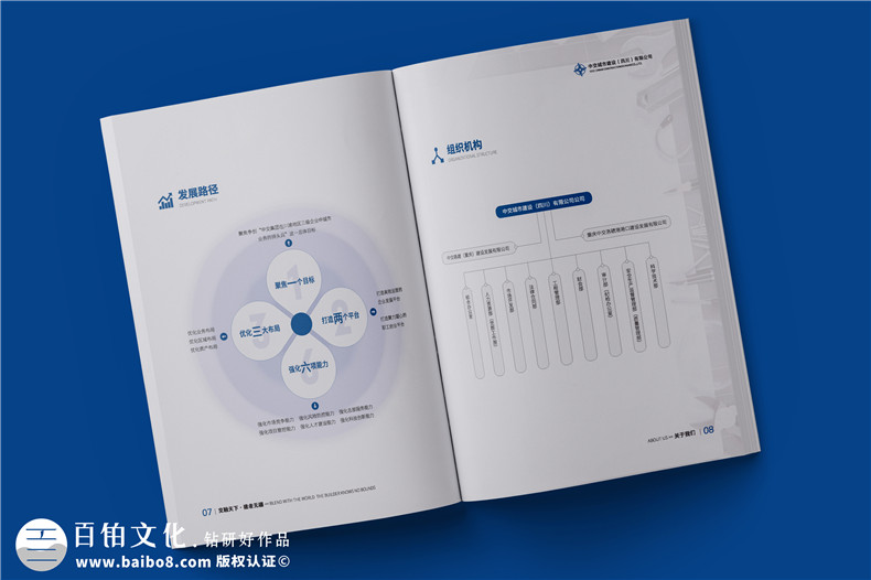 公路工程公司宣傳冊(cè)設(shè)計(jì)-市政建設(shè)企業(yè)簡介畫冊(cè)