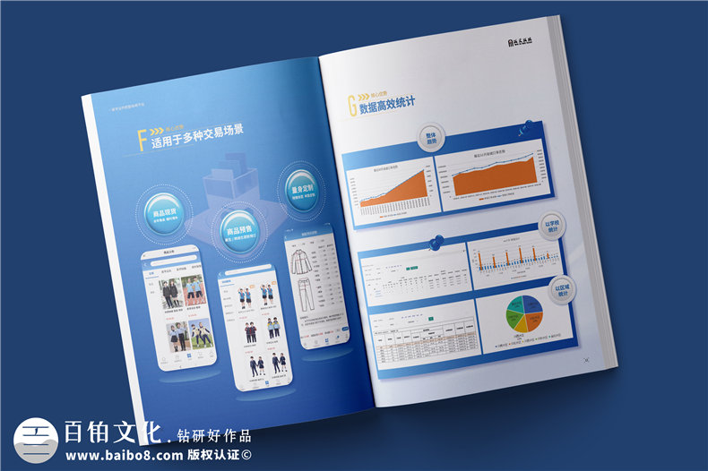 電商平臺(tái)簡(jiǎn)介宣傳冊(cè)設(shè)計(jì)-校服電商采購平臺(tái)畫冊(cè)