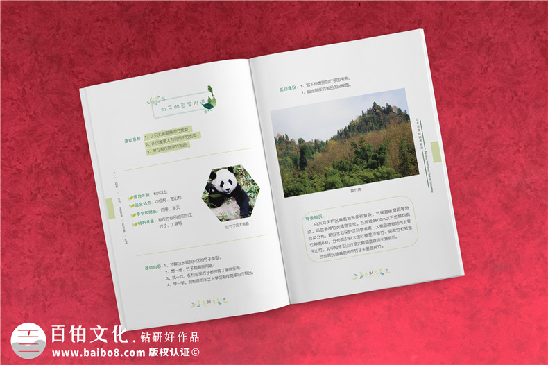 景區(qū)宣傳畫(huà)冊(cè)內(nèi)頁(yè)版式設(shè)計(jì)-旅游景點(diǎn)森林自然資源教育手冊(cè)怎么做?